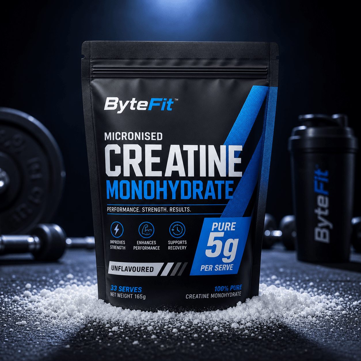 ByteFit Micronised Creatine Monohydrate - Image 1