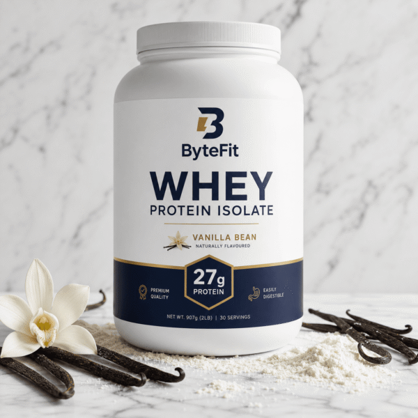 ByteFit Whey Protein Isolate – Vanilla Bean