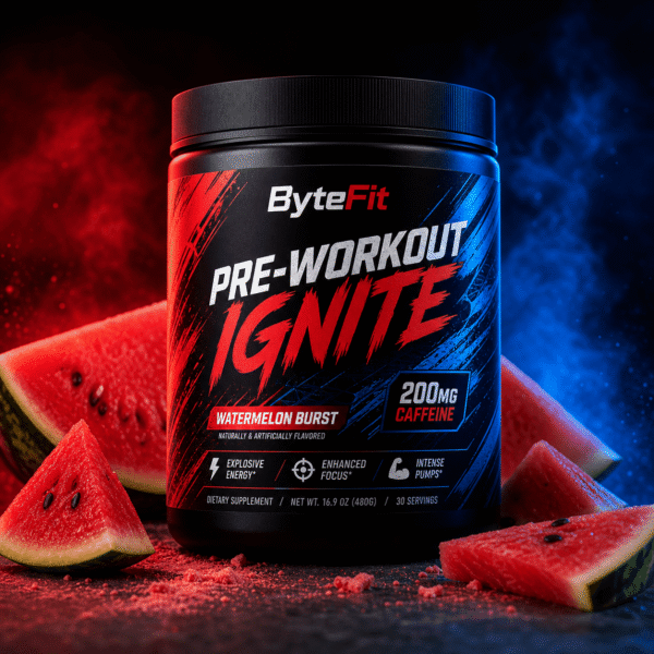 ByteFit Pre-Workout Ignite – Watermelon Burst